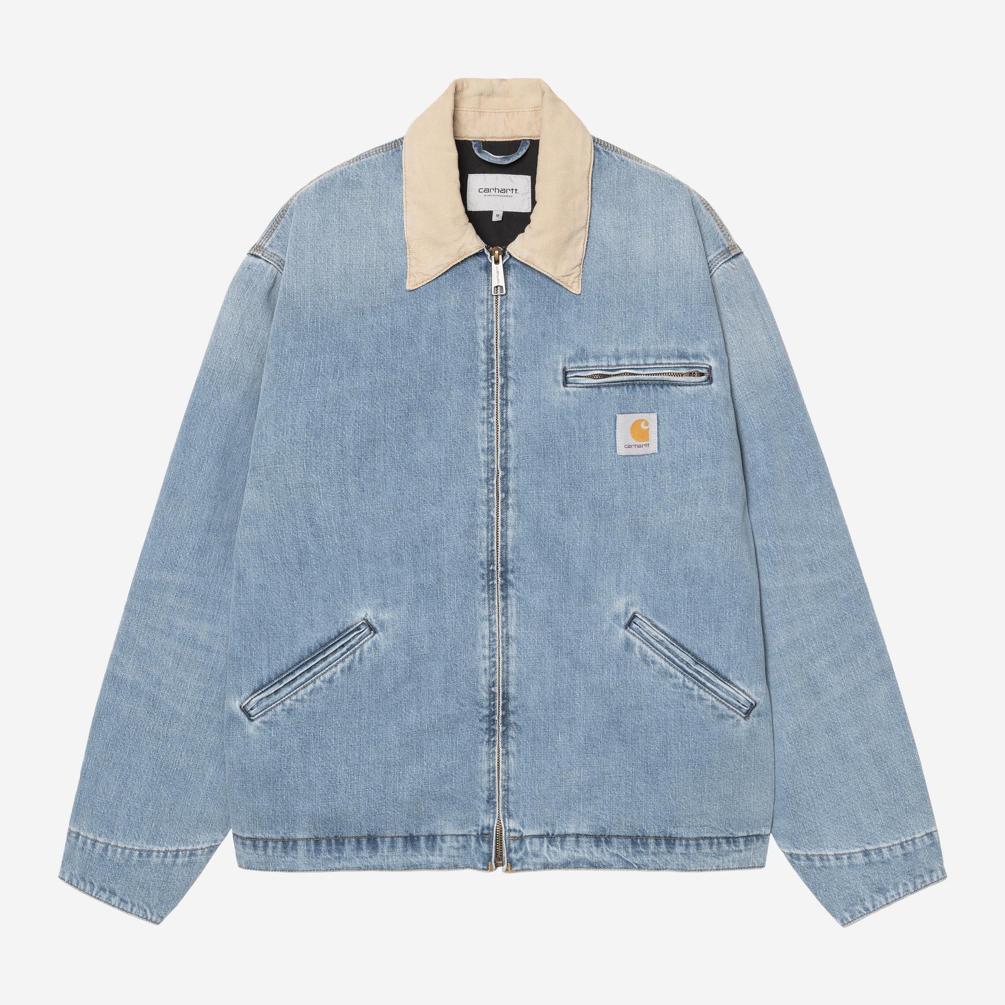 Carhartt WIP OG Detroit Jacket Blue + Dusty H Brown