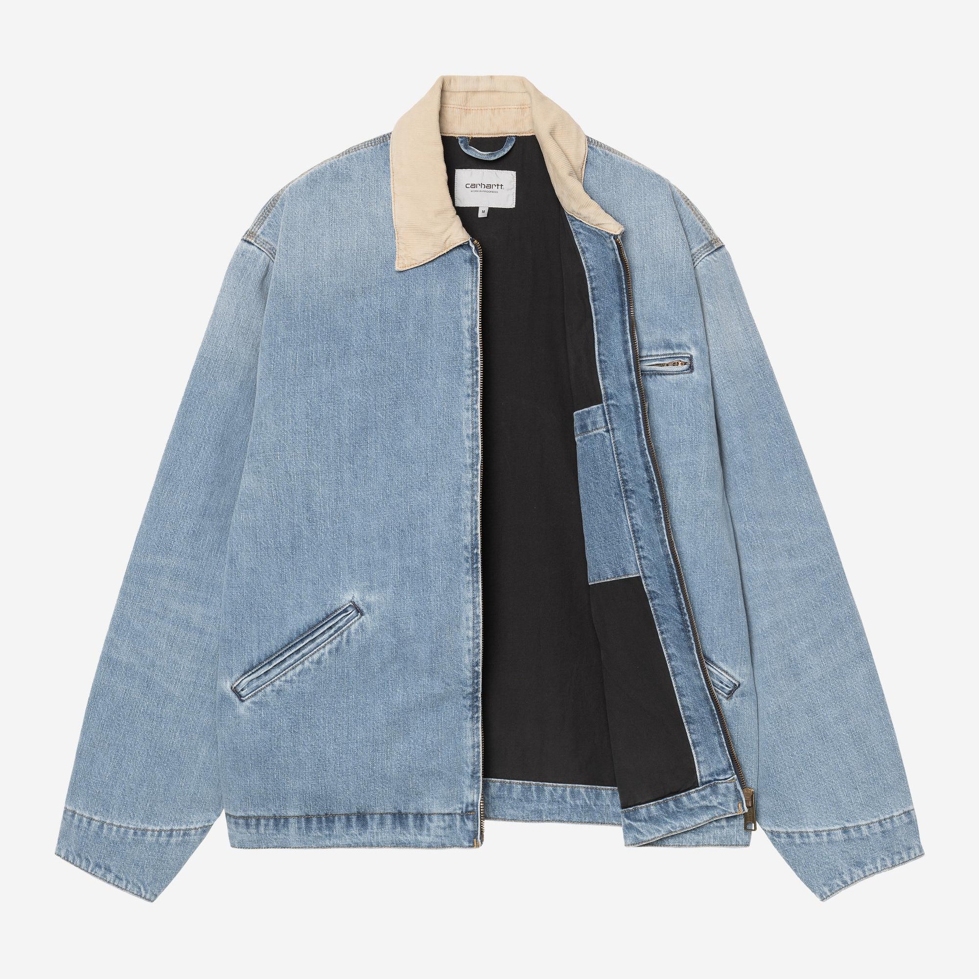 Carhartt WIP OG Detroit Jacket Blue + Dusty H Brown