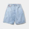 Butter Goods Baggy Denim Shorts Light Blue