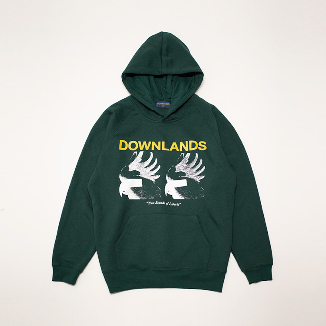 Downlands Liberation Hoodie Bottle Green