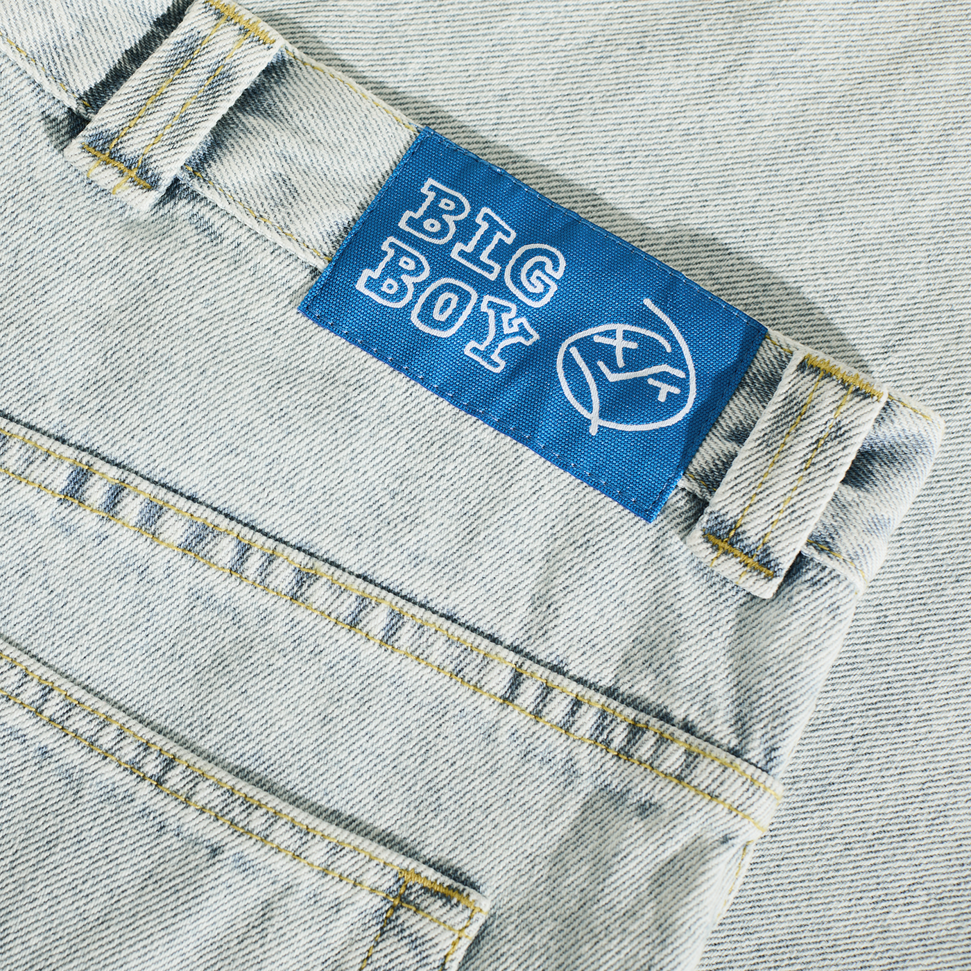 Polar Skate Co. Big Boy Pants OG Logo Light Blue