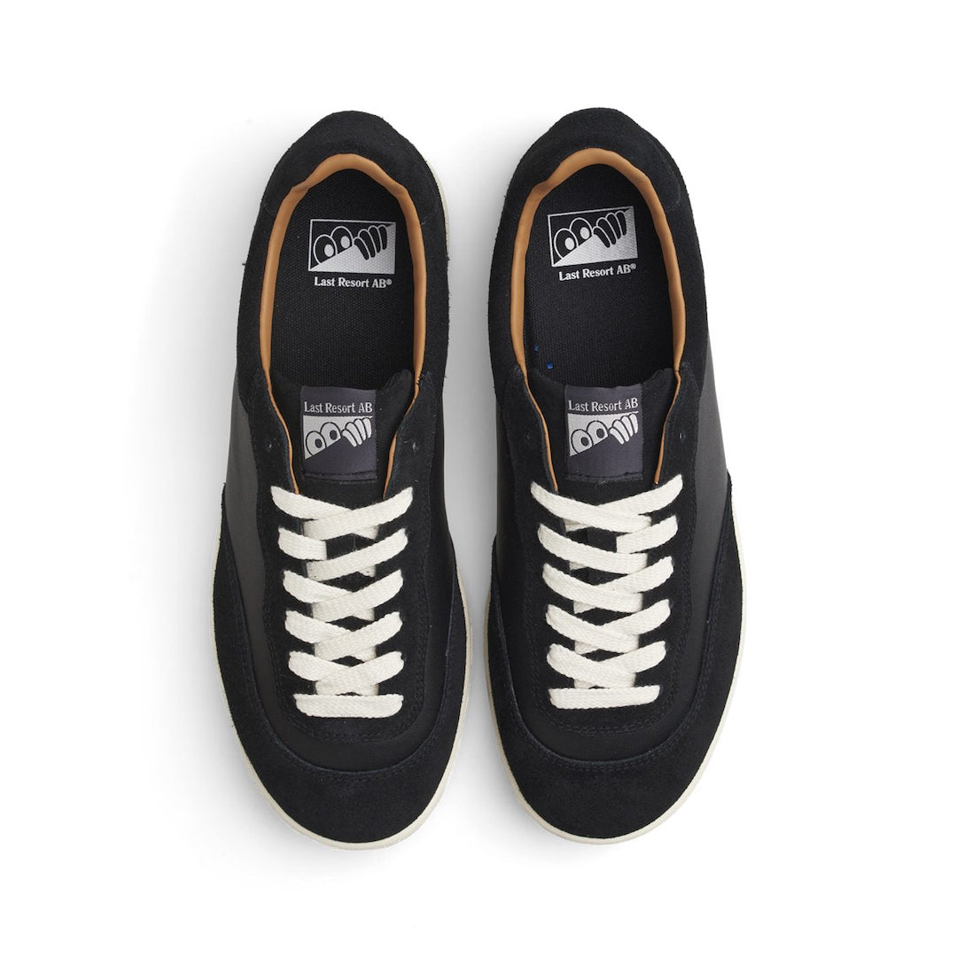 Last Resort CM001 Lo Suede Leather Black + White