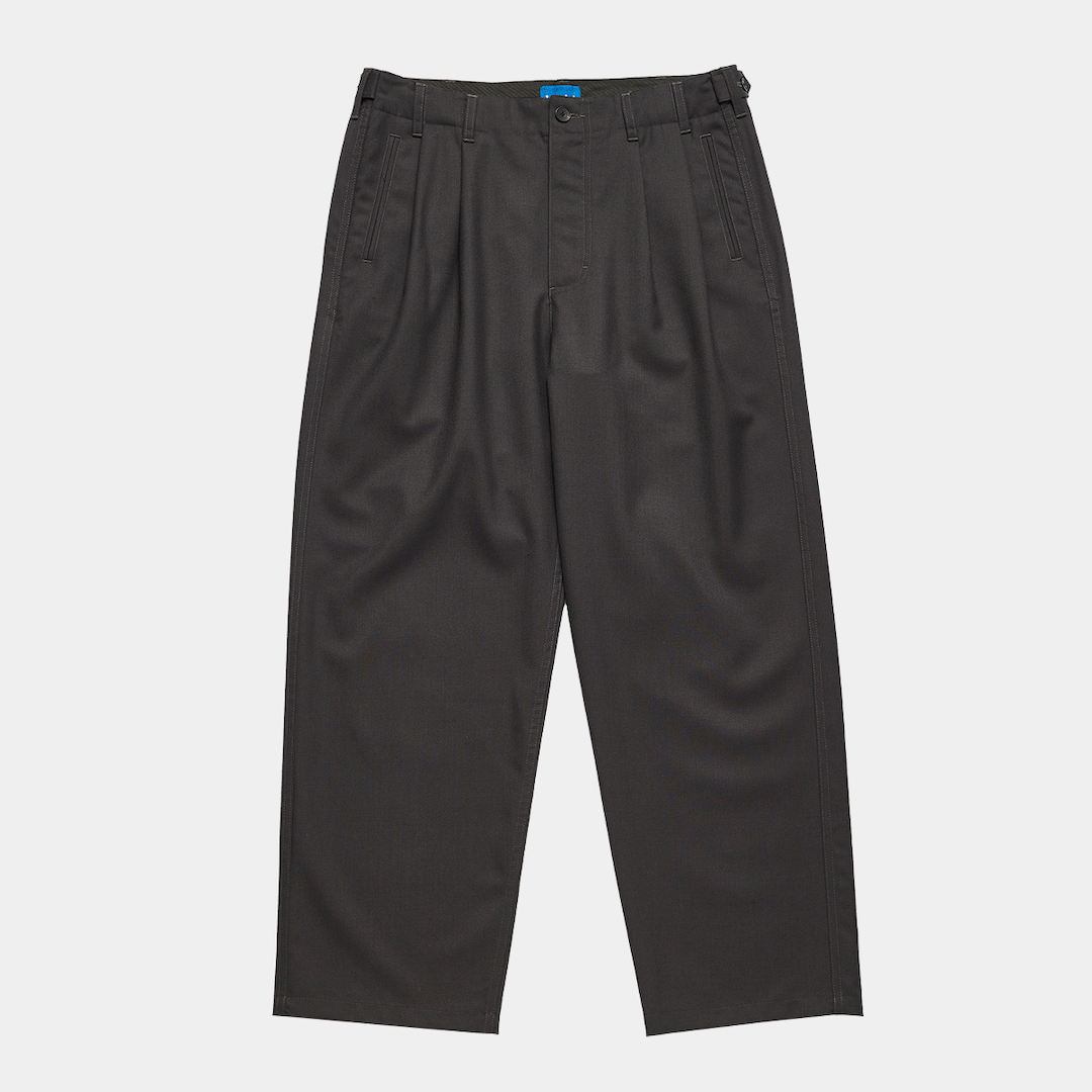 Larriet Pleated Pant Charcoal