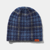 Butter Mohair Skully Beanie Plaid
