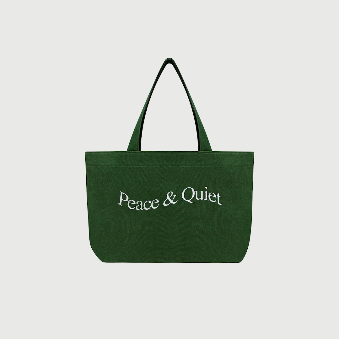 Museum Of Peace & Quiet Wordmark Tote Forest