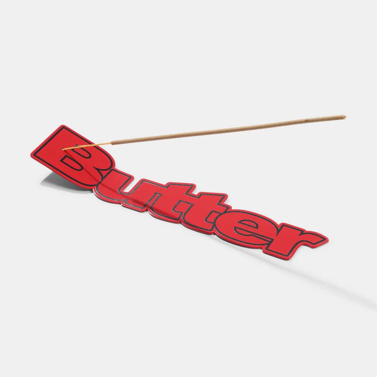 Butter Metal Incense Holder Red