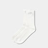 Butter Mid-Cut Socks White