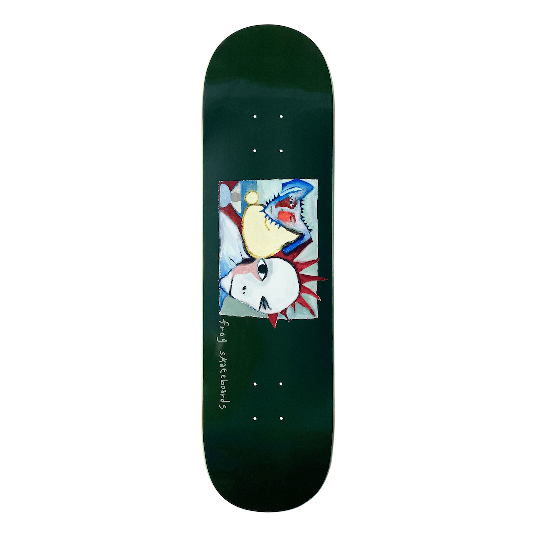 Frog Skateboards Spikey Man Deck Green
