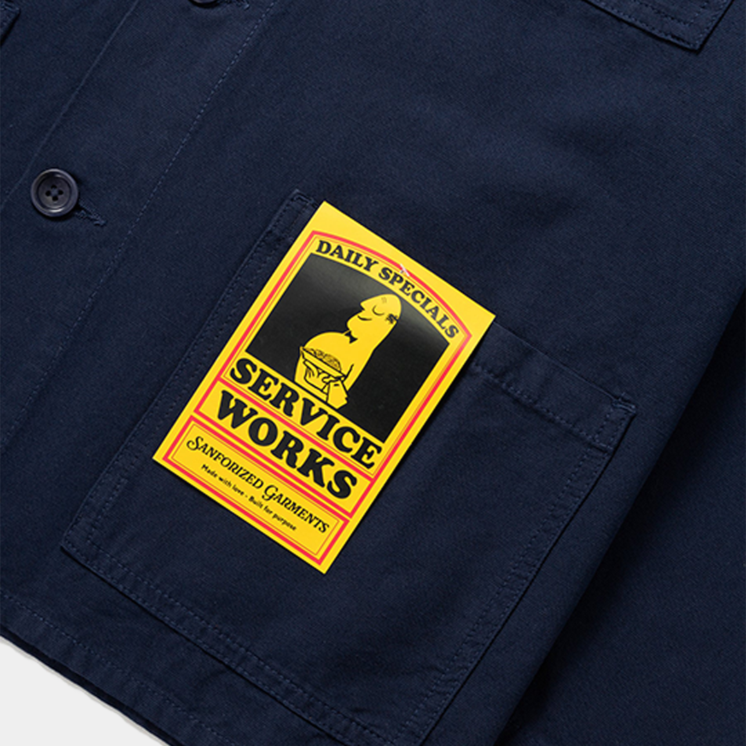 Service Works Classic Chore Shirt Navy