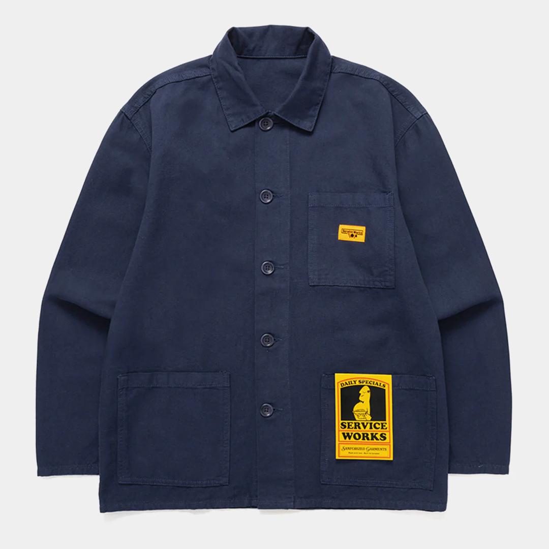 Service Works Classic Chore Shirt Navy