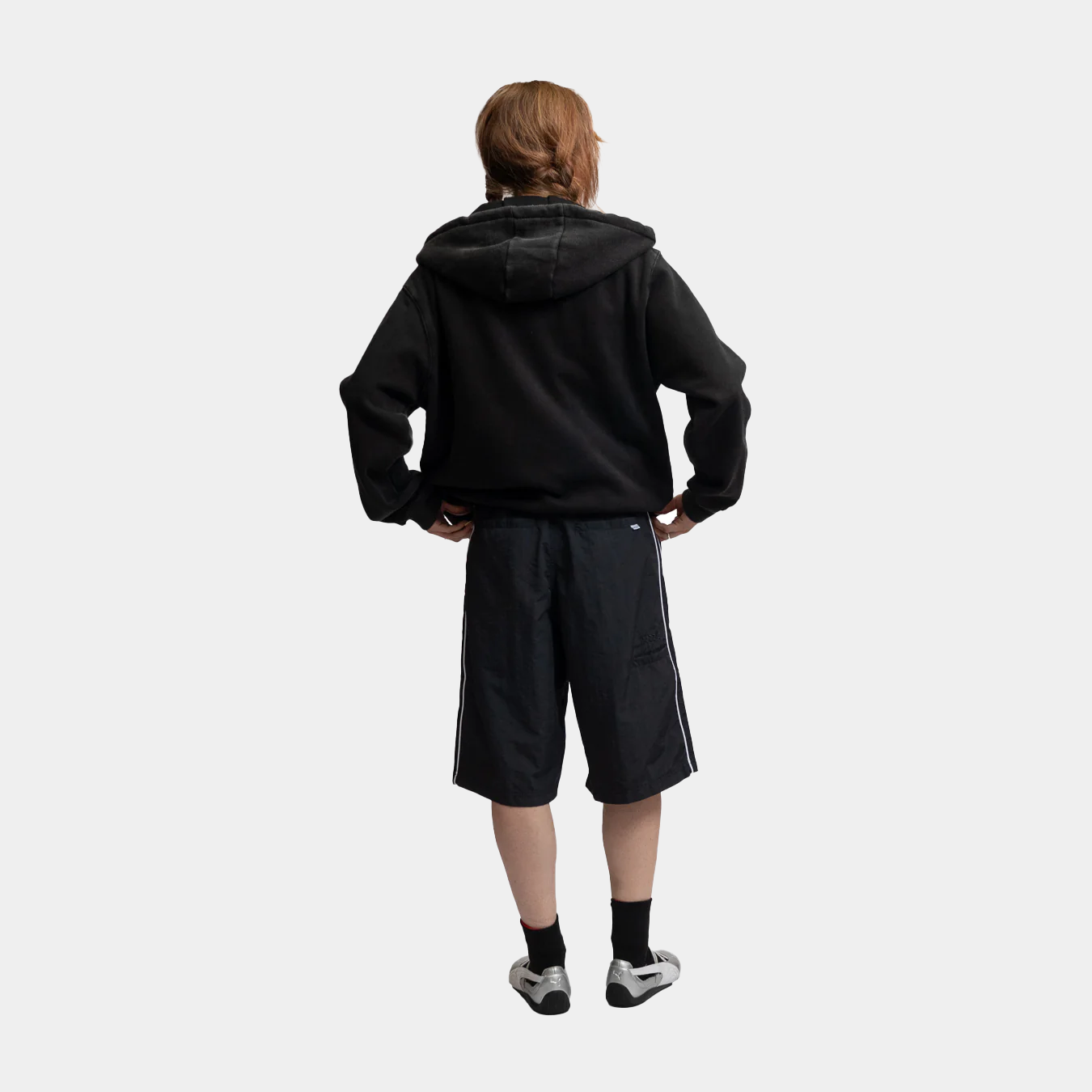 Hoddle Nylon Bermuda Shorts Black