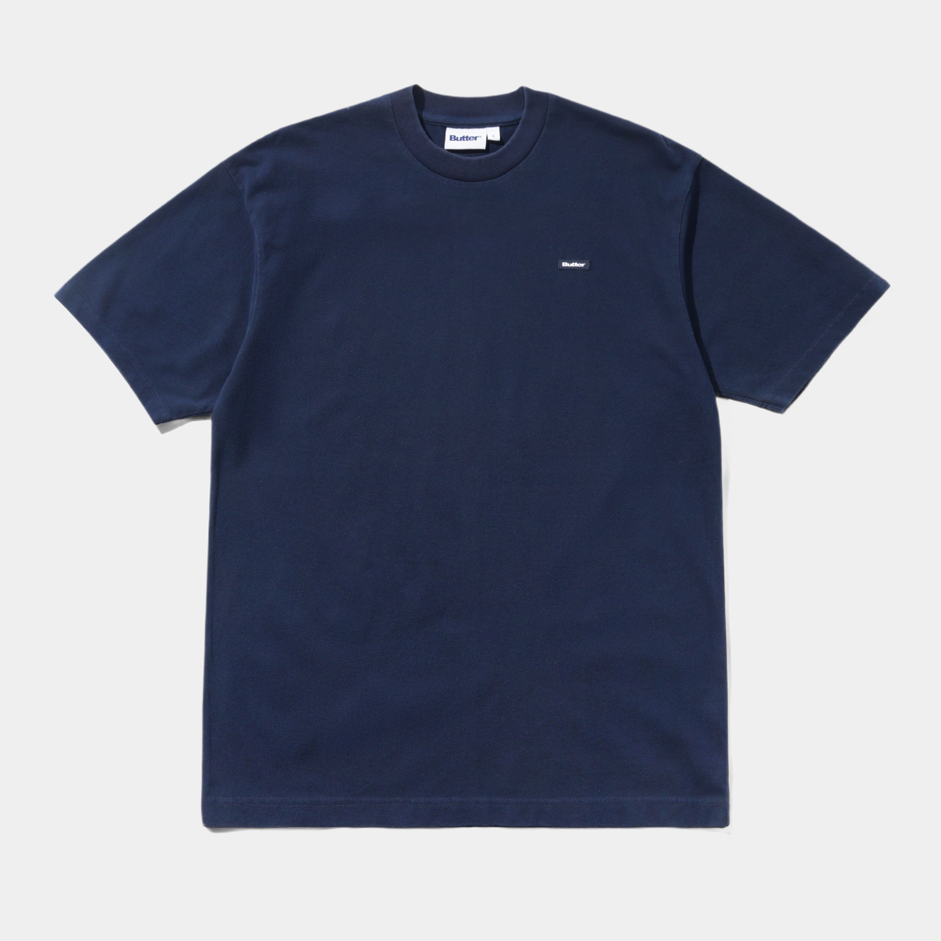 Butter Pique Tee Dark Blue