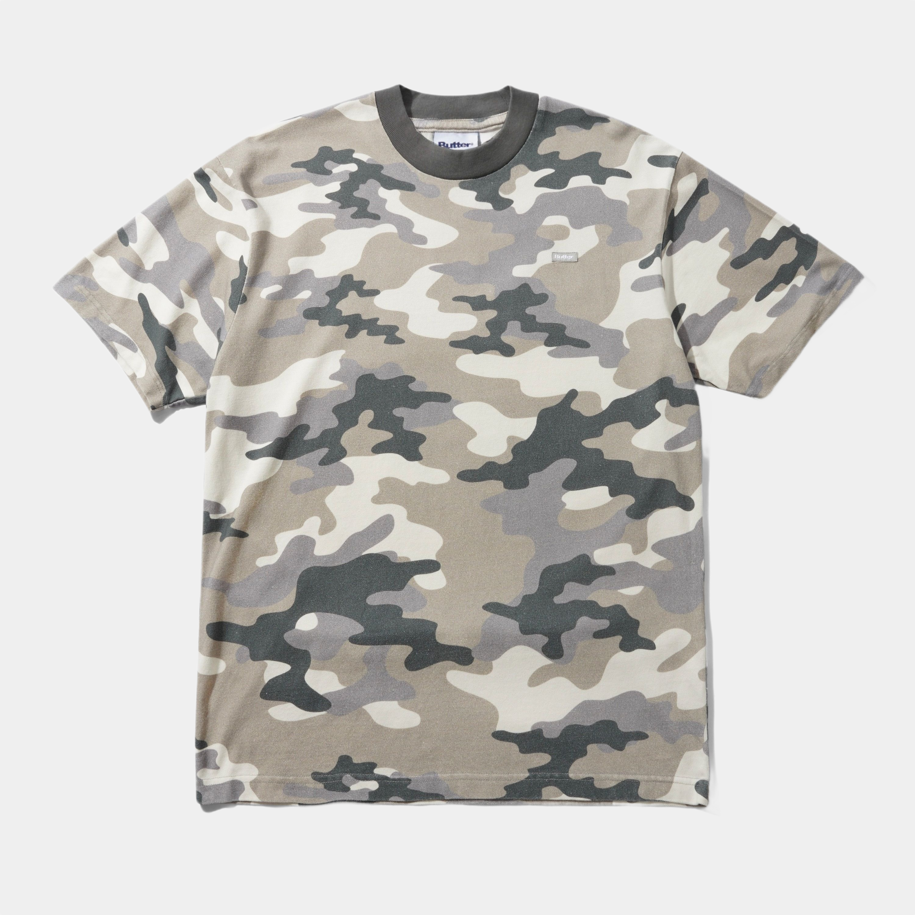 Butter Pique Tee Winter Camo