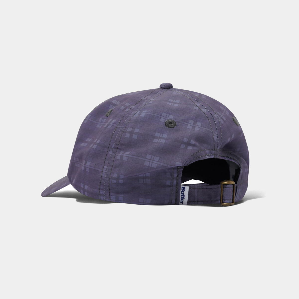 Butter Plaid Terrain 6 Panel Cap Slate