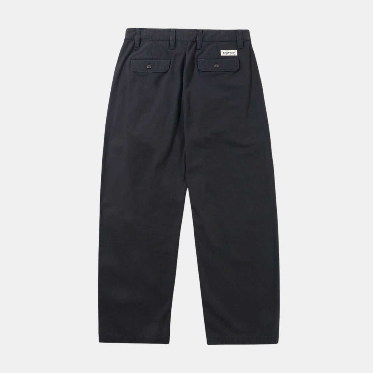 Butter Pleated Trousers Washed Black