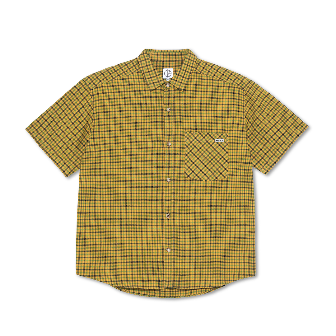 Polar Skate Co. Mitchell Shirt Twill Yellow