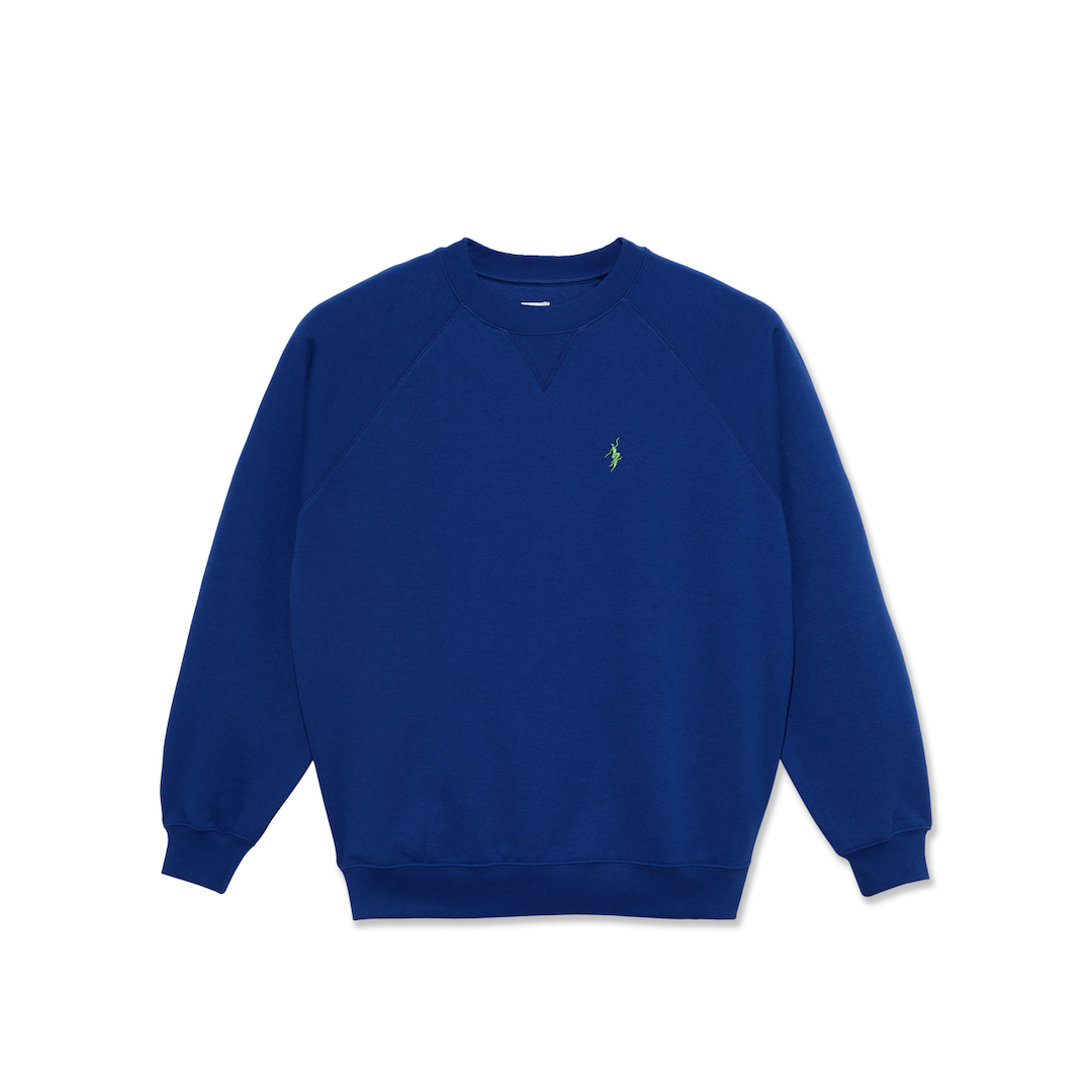 Polar Skate Co. No Comply Default Crewneck Egyptian Blue