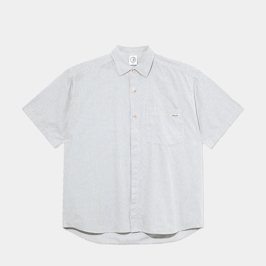 Polar Skate Co. Mitch Shirt Blue Check