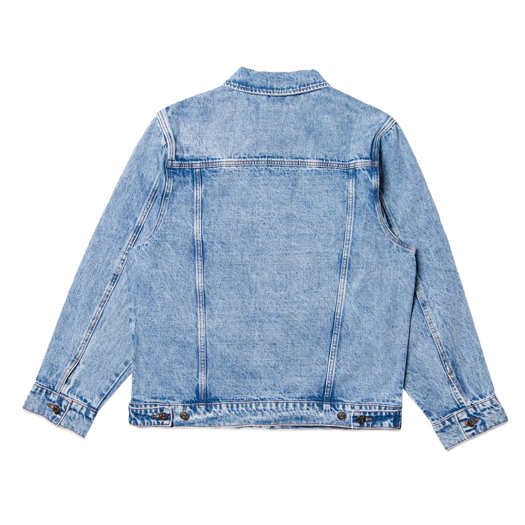 Hoddle Denim Trucker Jacket Light Blue