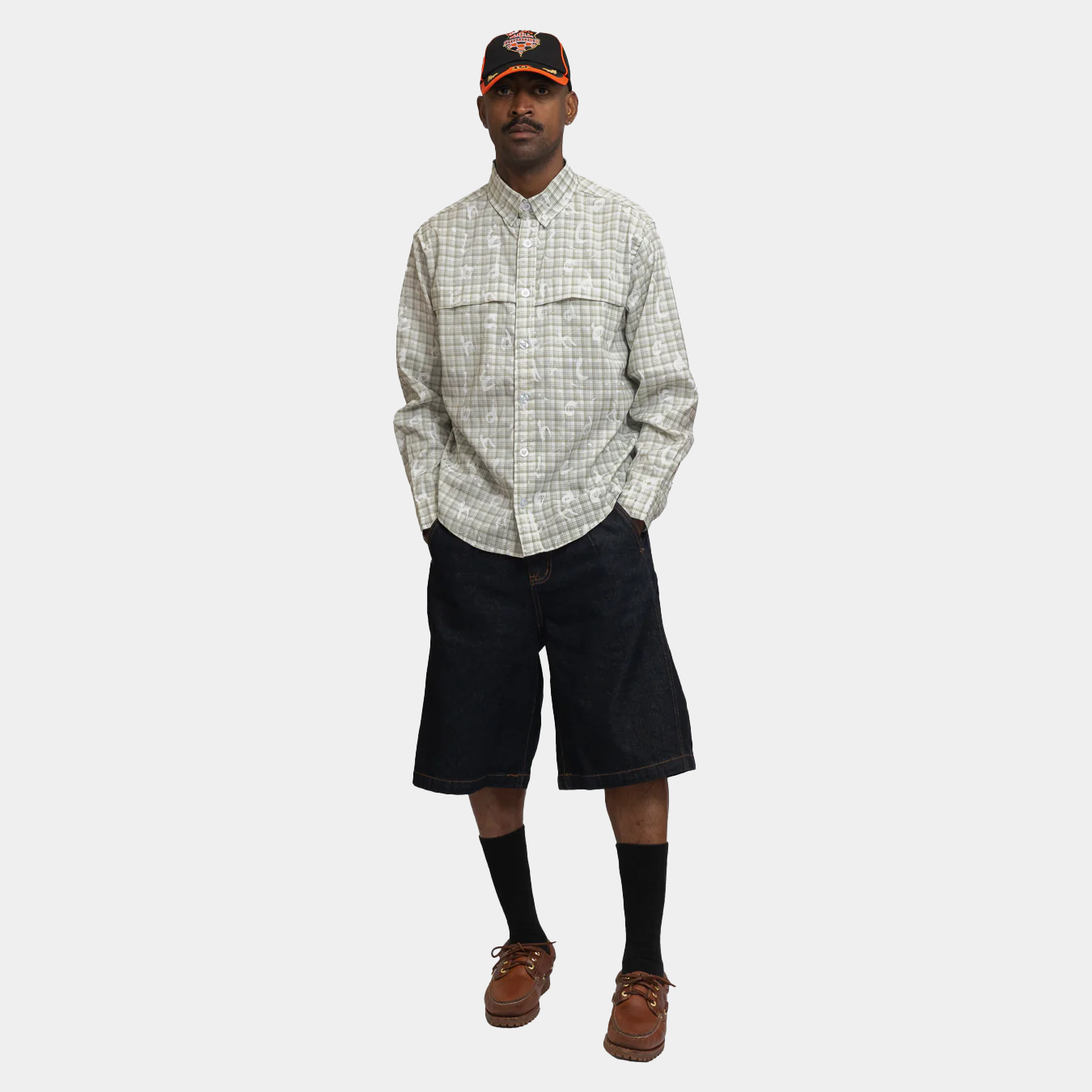 Hoddle Bermuda Shorts Raw Indigo Denim