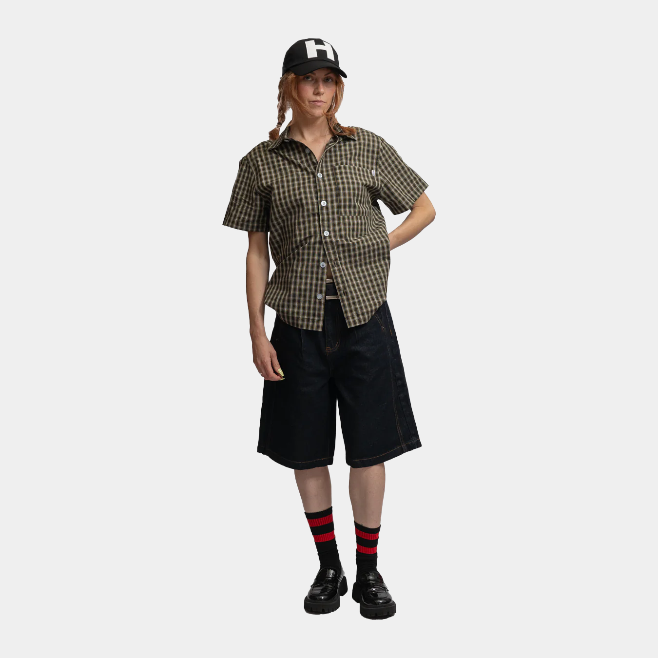 Hoddle Bermuda Shorts Raw Indigo Denim