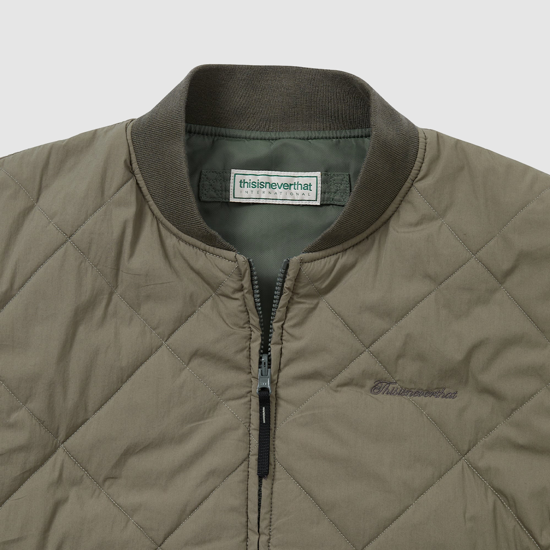 thisisneverthat Reversible Bomber Jacket Dark Sage