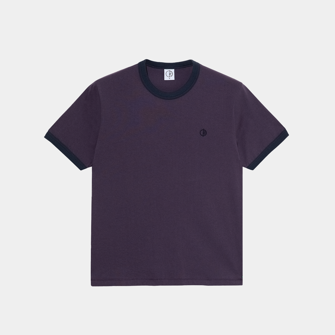 Polar Skate Co. Ringer Tee Dark Violet + Navy