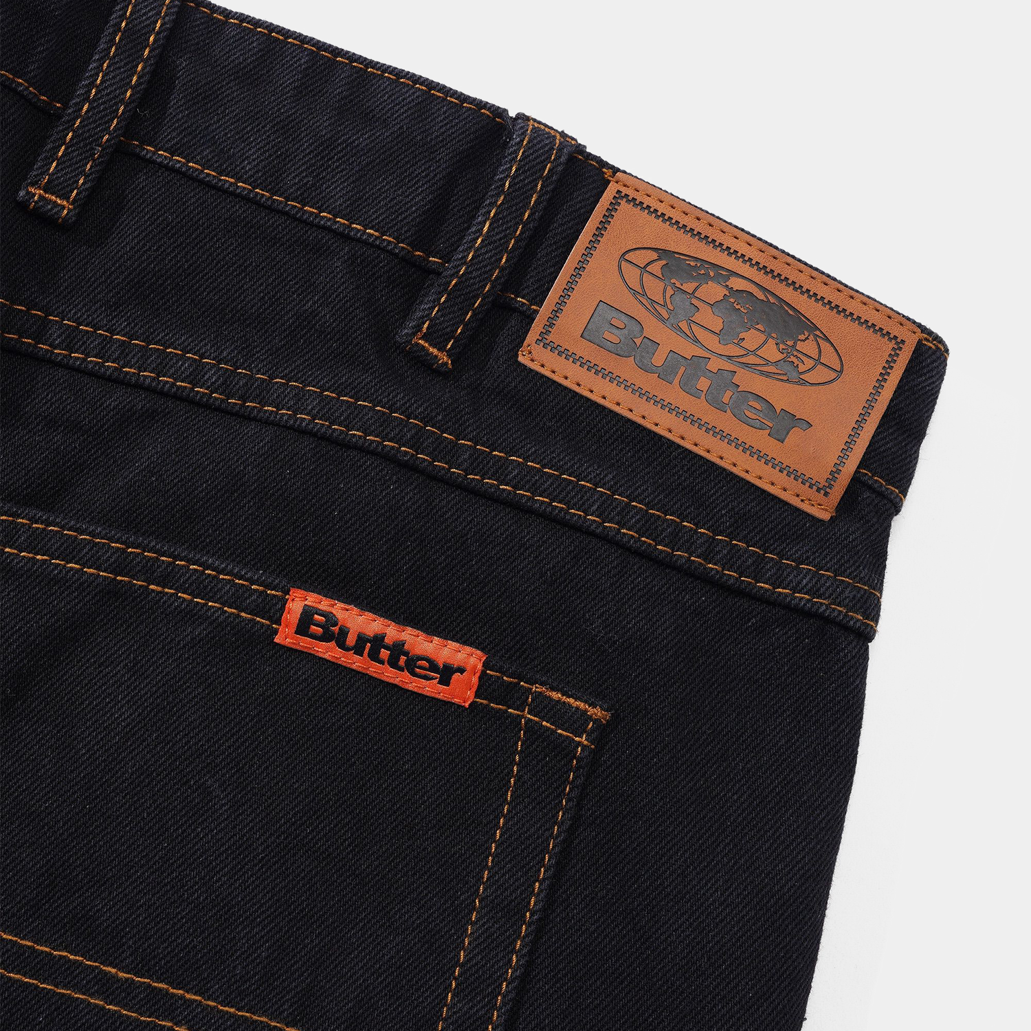 Butter Goods Relaxed Denim Jeans Washed Black