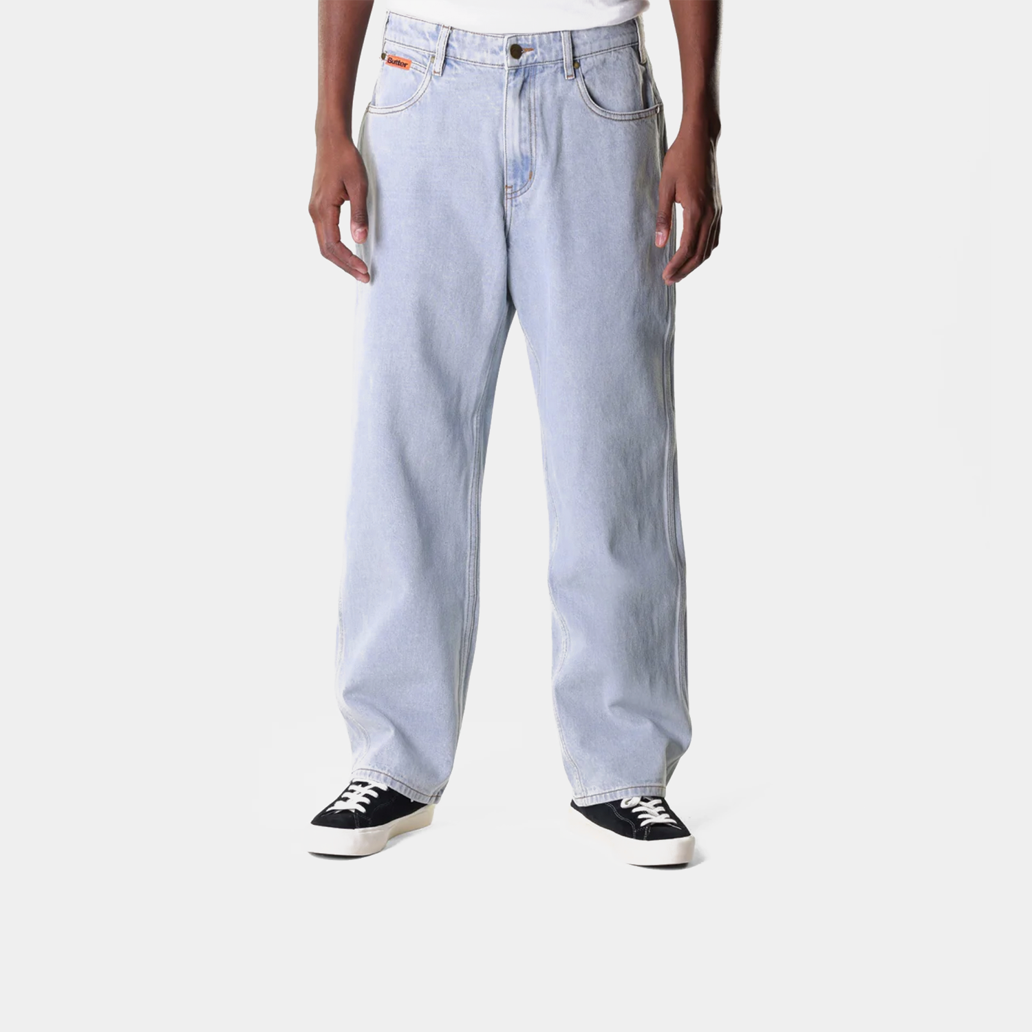 Butter Goods Relaxed Denim Jeans Light Blue