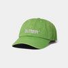 Butter Rounded Logo 6 Panel Cap Washed Green