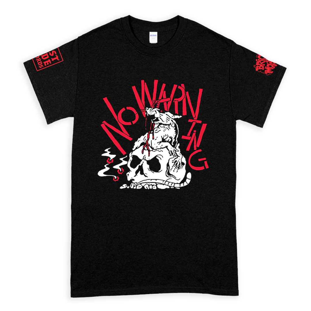 No Warning x Brick Tour Tee Black