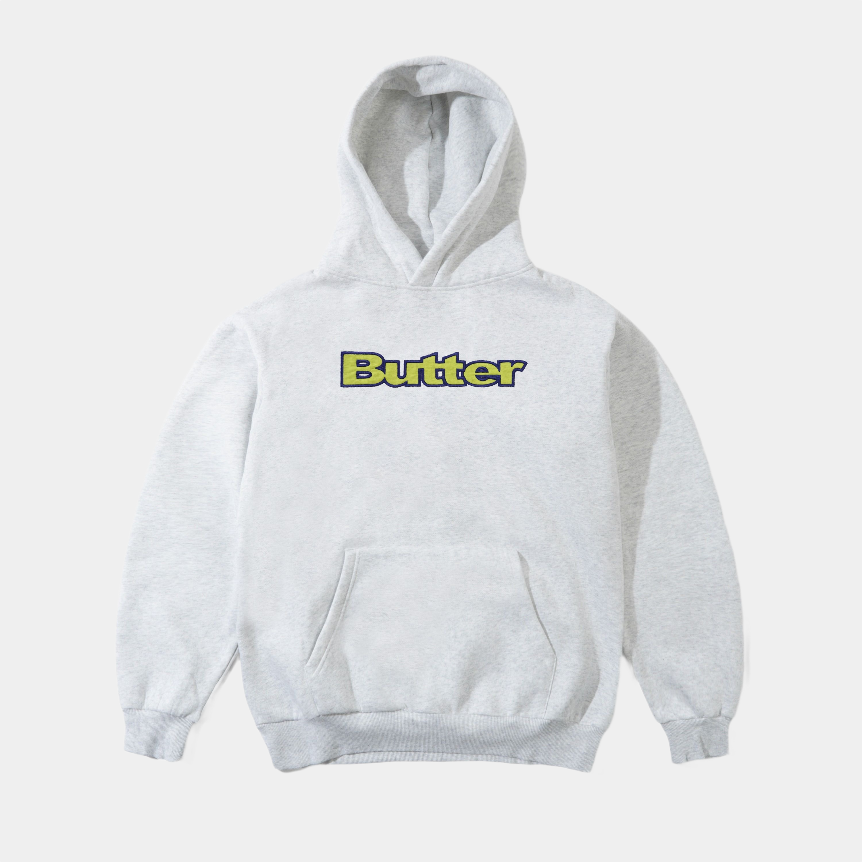 Butter Ripstop Logo Applique Pullover Hood Ash