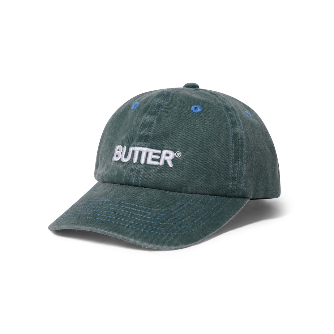 Butter Goods Rounded Logo Cap Washed Jade