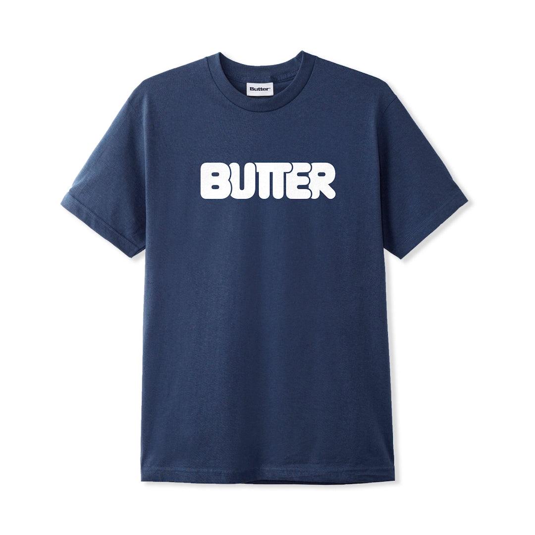Butter Goods Rounded Logo Tee Denim