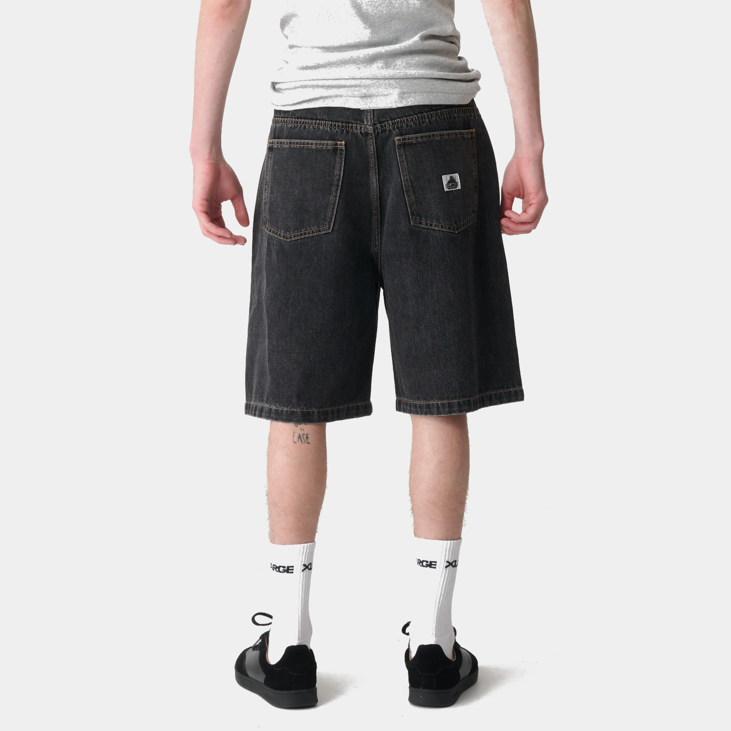 Xlarge Bull Denim 91 Short Washed Black