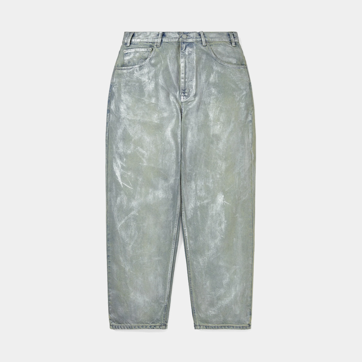 thisisneverthat Metal Relaxed Jeans Silver
