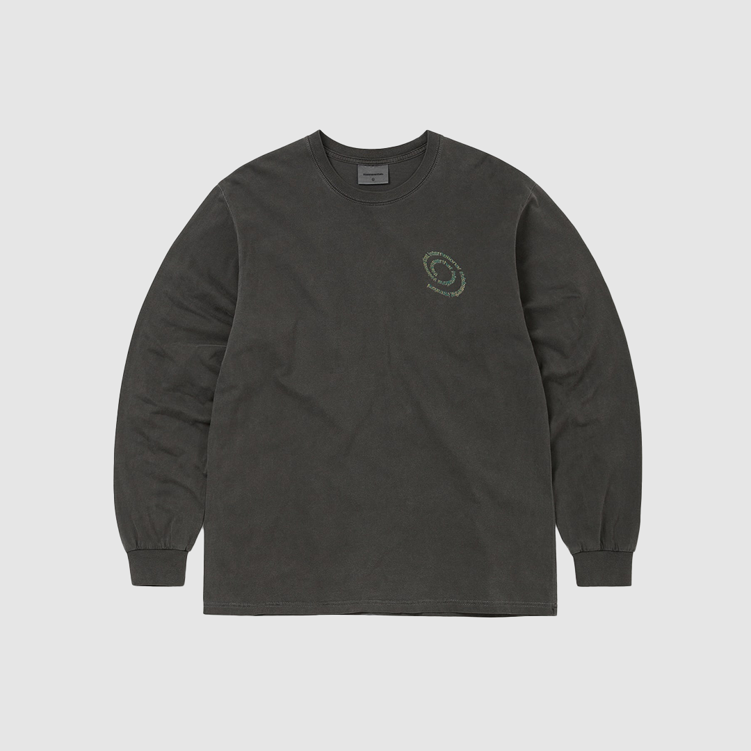 thisisneverthat Spiral Logo L/S Tee Charcoal