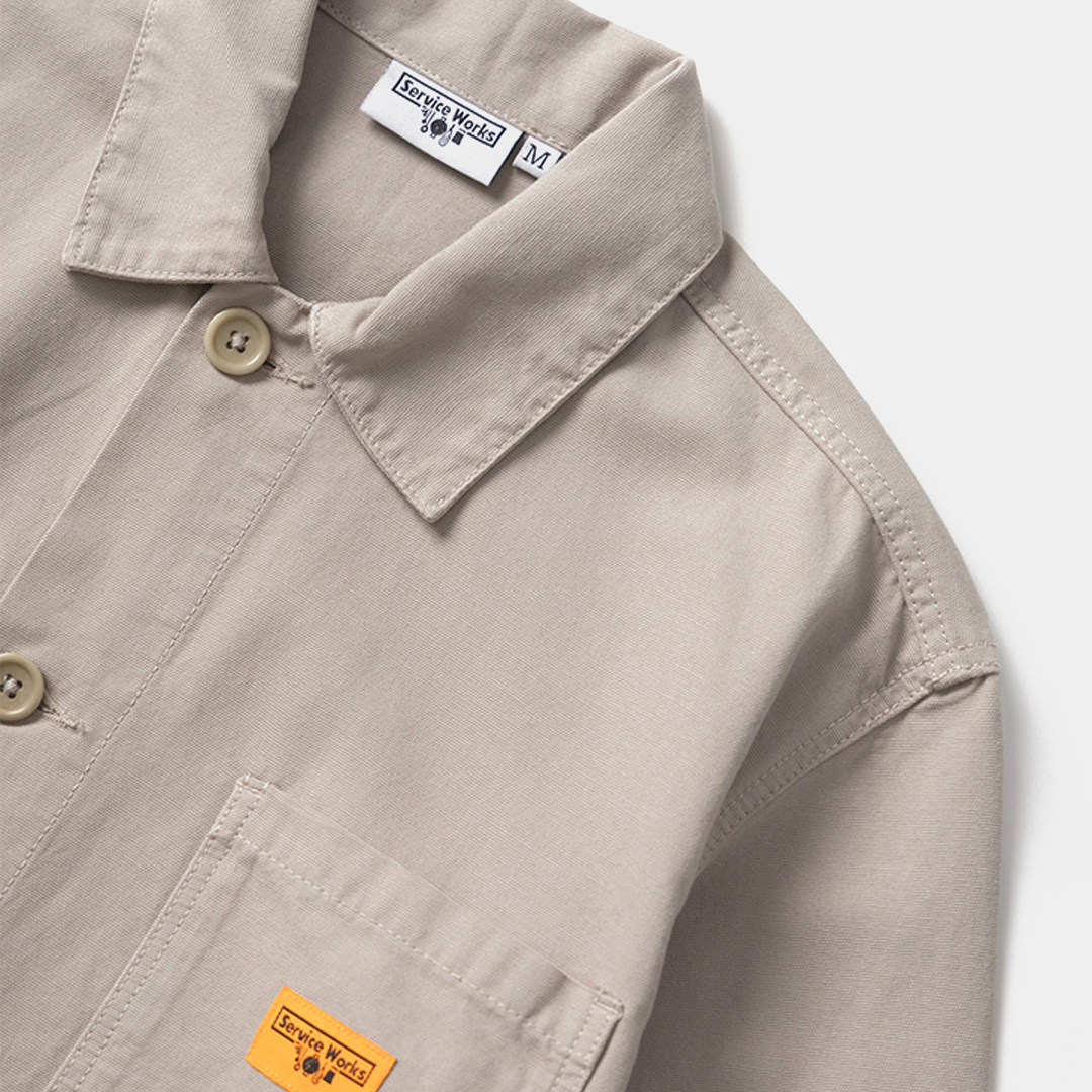 Service Works Classic Chore Shirt Stone