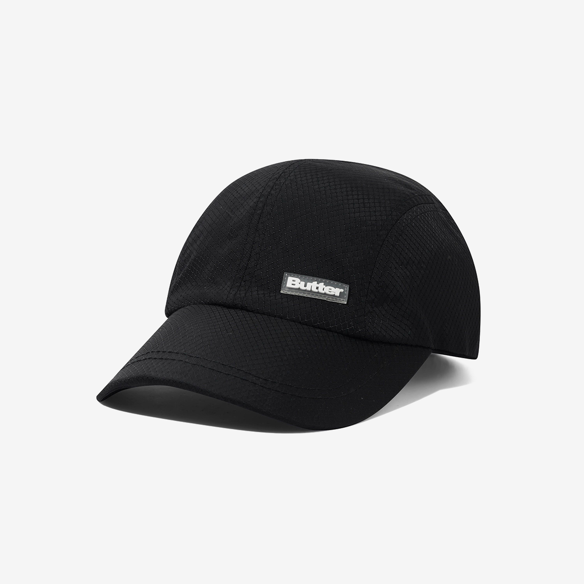 Butter Stride 4 Panel Cap Black