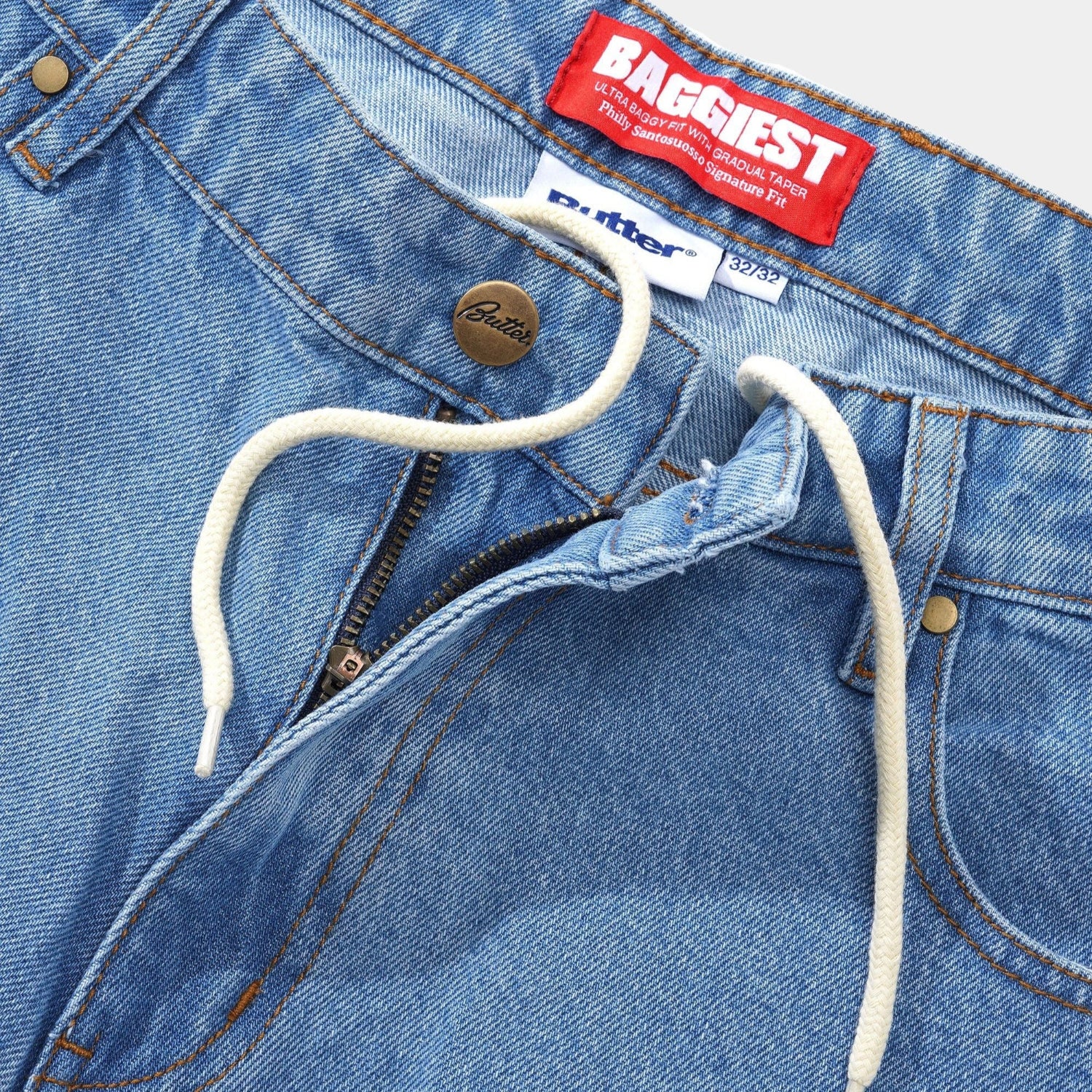 Butter Goods Santosuosso Denim Jeans Washed Indigo – Brick + Mortar