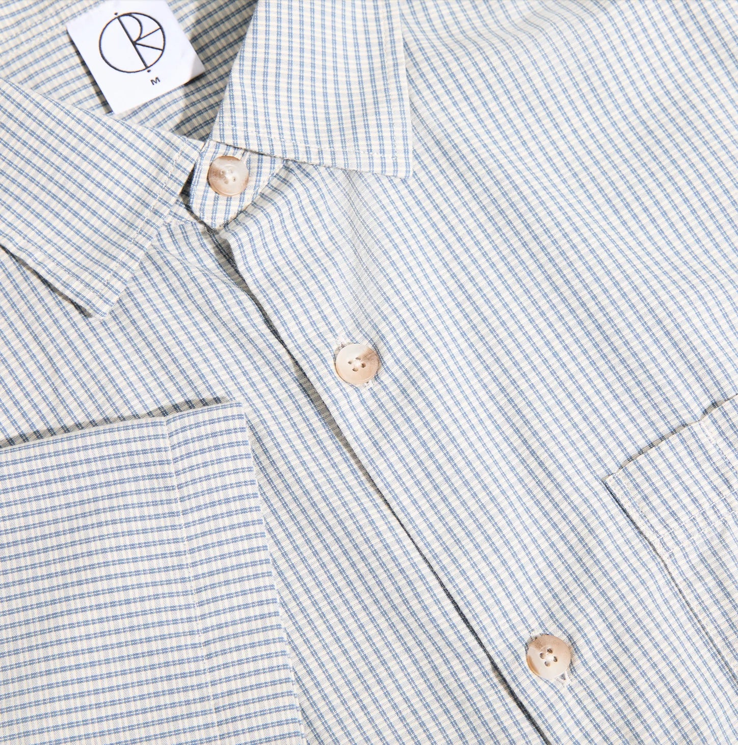 Polar Skate Co. Mitch Shirt Blue Check