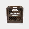 Butter Collapsable Record Crate Brown