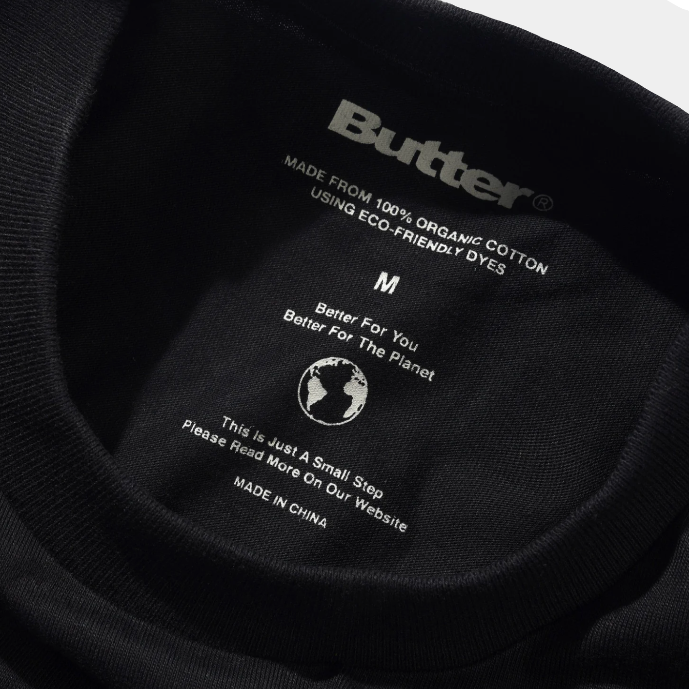 Butter Goods Organic Tee Black