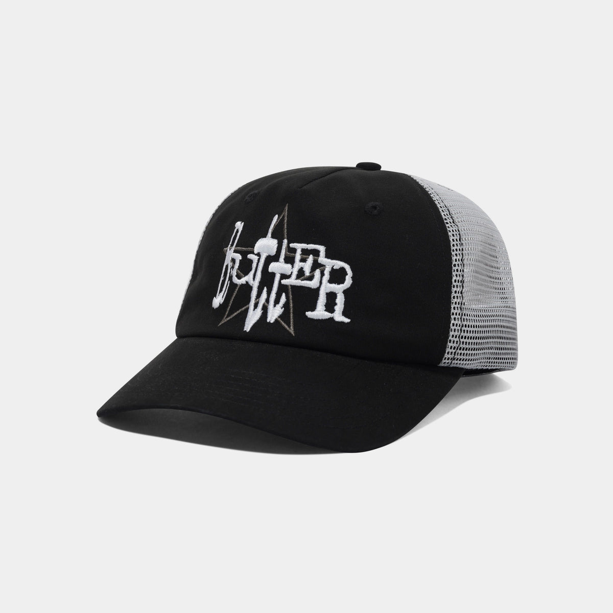 Butter Sigil Trucker Cap Washed Black