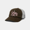 Butter Sigil Trucker Cap Washed Brown