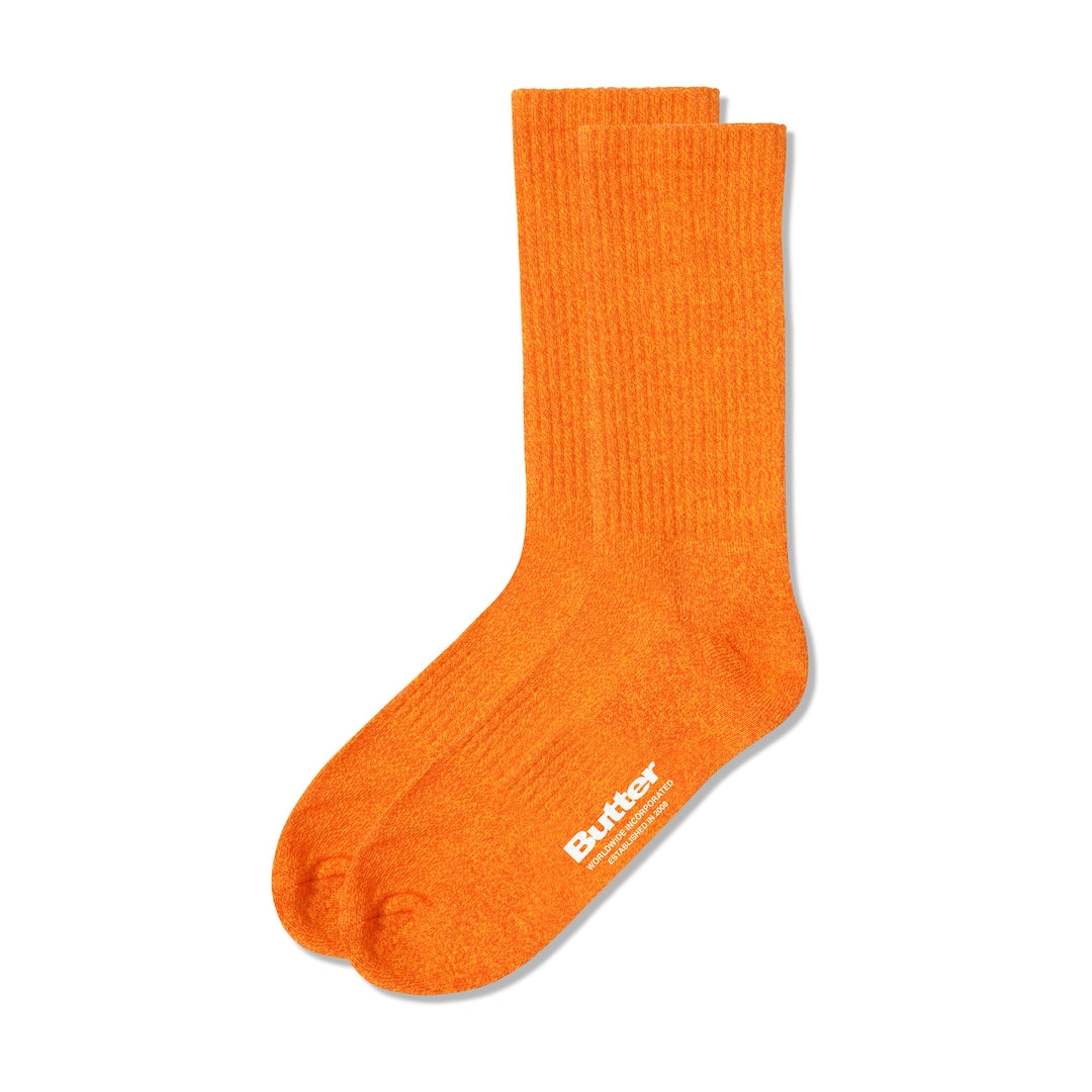Butter Goods Marle Socks Orange