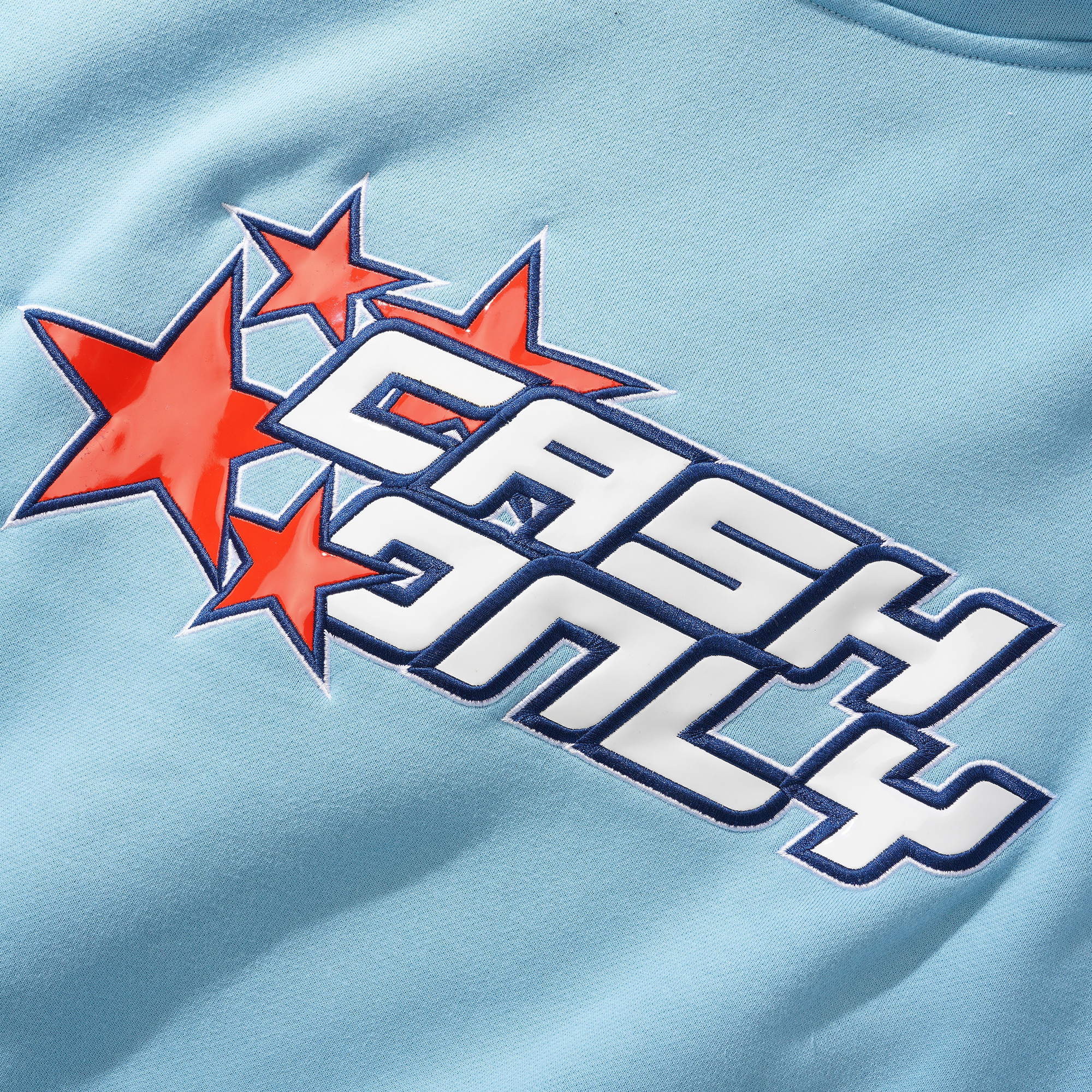 Cash Only Stars Pullover Hood Cornflower