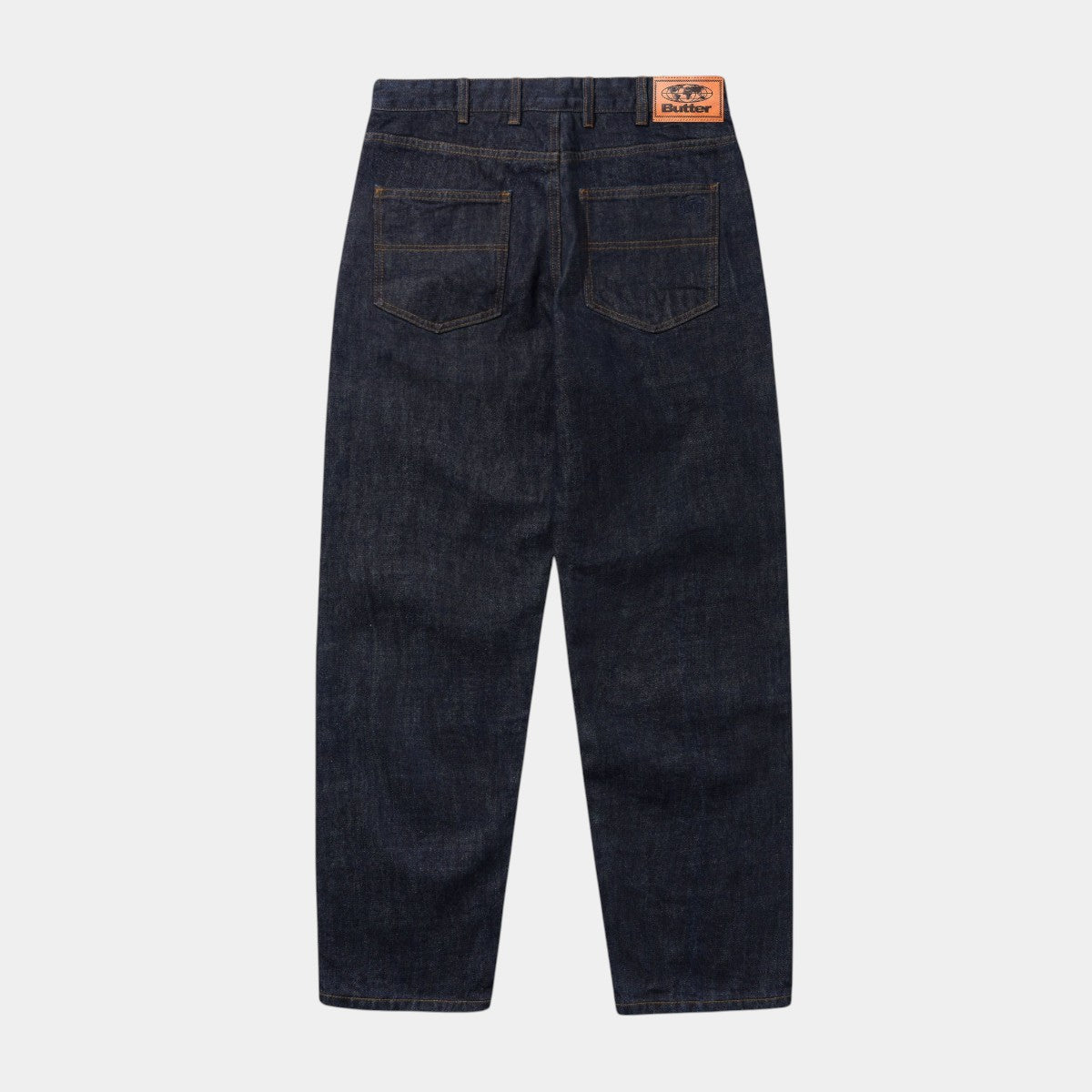 Butter Straight Leg Denim Jeans Selvedge Blue