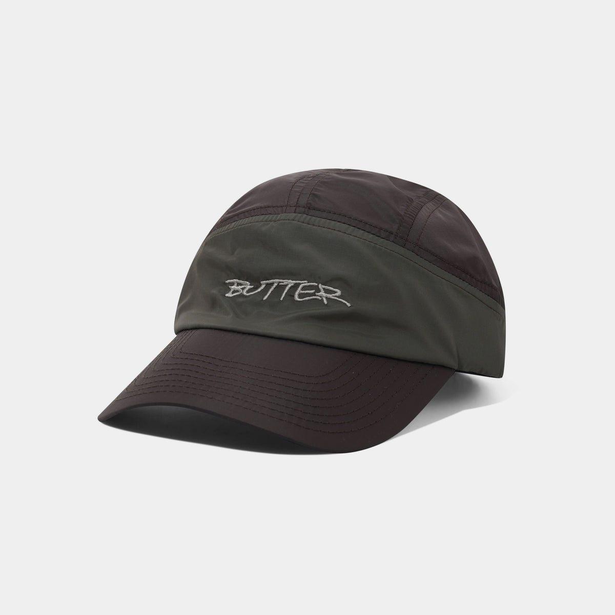 Butter Stride Running Cap Army + Brown