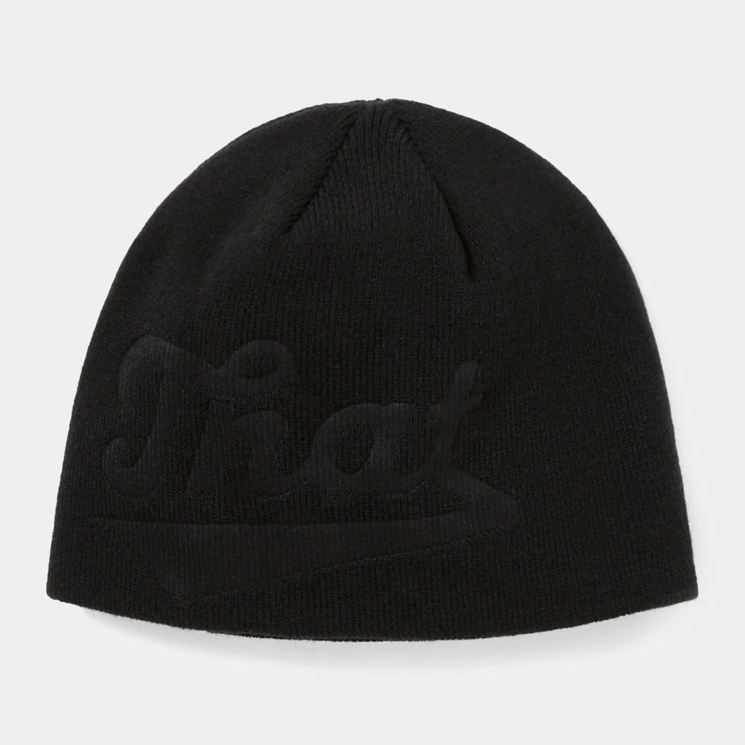 thisisneverthat Debossed That No Cuff Beanie Black